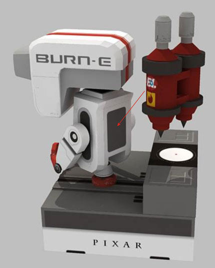 BURN-E Paper Model