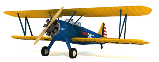 Boeing PT-17 Stearman - Army Trainer Plane Paper Model