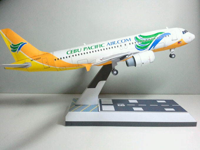 Airbus A320 Cebu Pacific with Landing Gears Kit