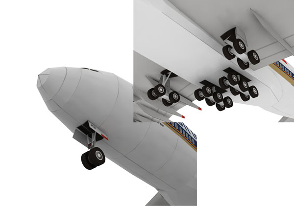 Airbus A380 Paper Model