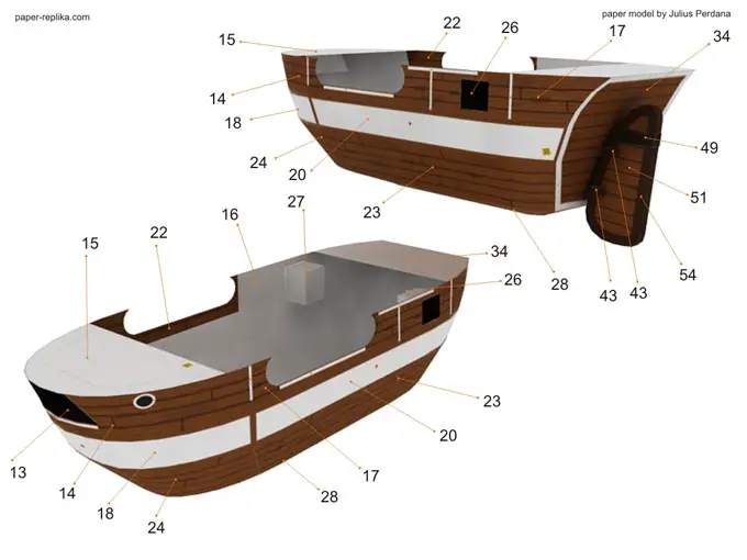 HOW TO MAKE ONE PIECE GOING MERRY MADE FROM CARDBOARD 