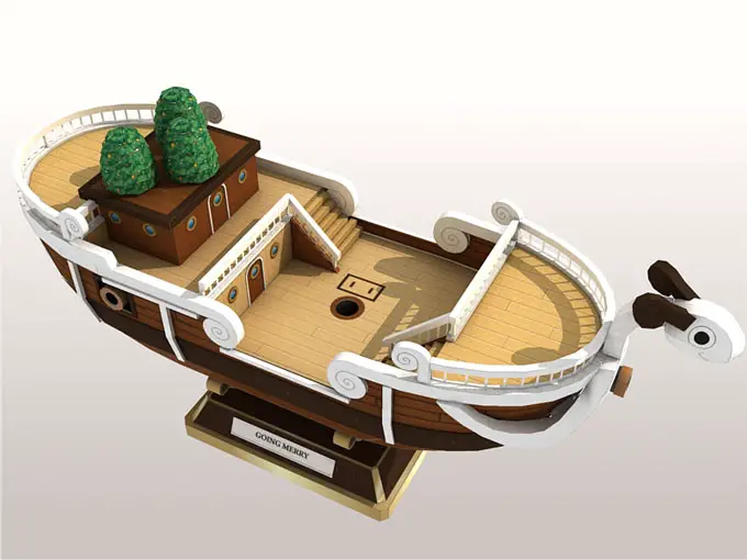 PAPERCRAFT Going Merry Ship - One Piece / Part 2 - PASO A PASO 