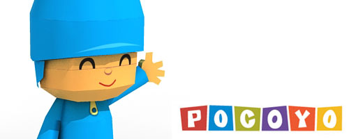 Pocoyo Paper Figure