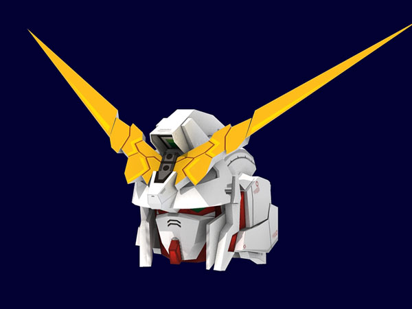 Unicorn Gundam Paper Model