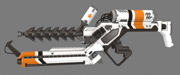 District 9 Alien Rifle orange