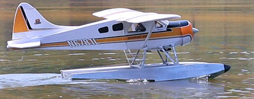 Rc beaver float clearance plane