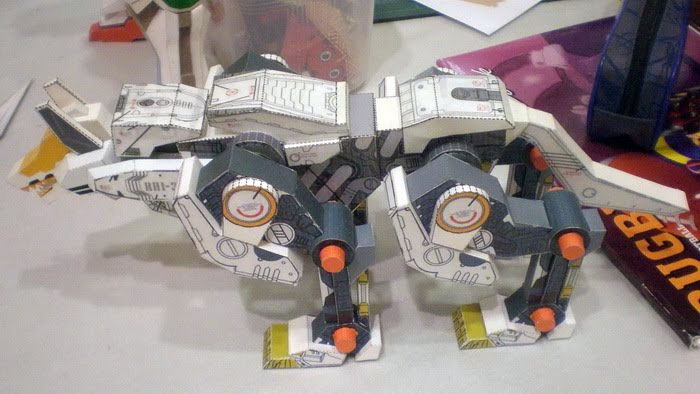 Command Wolf Zoid Paper Model
