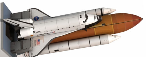 rc space shuttle model