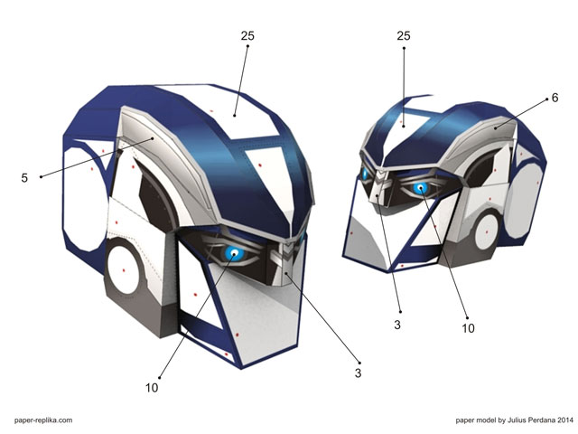 Optimus Prime helmet