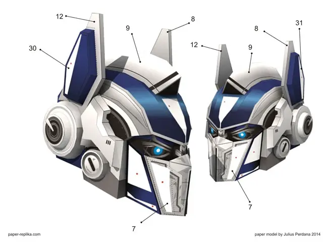 Optimus Prime helmet