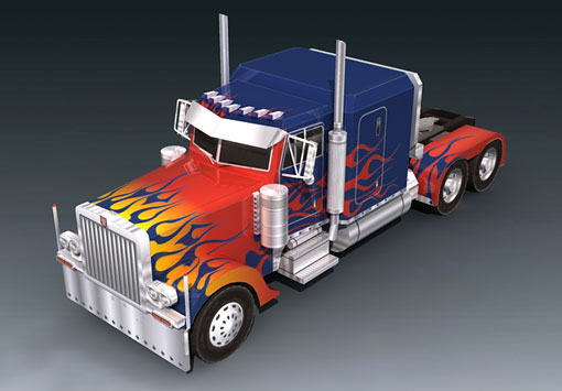 Peterbilt 379 - optimus-prime Vehicle Mode