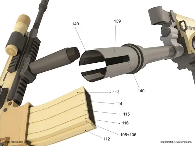 papercraft gun instructions