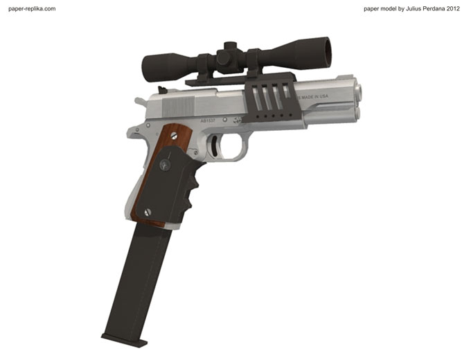 papercraft gun instructions